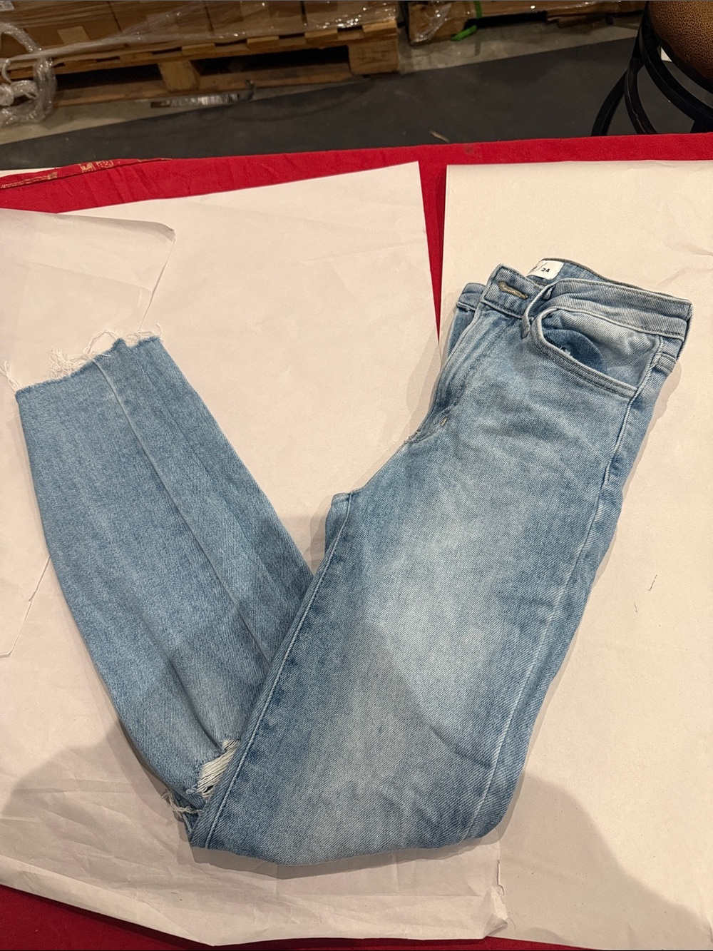 Just Black Light Blue Skinny Jeans